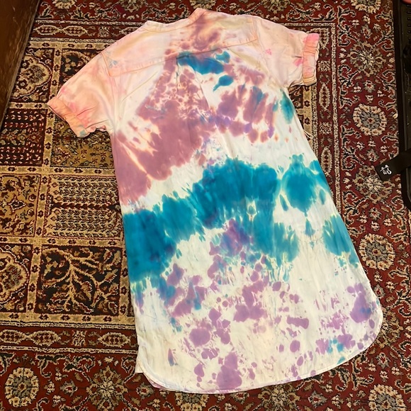 Size xs GAP hand dyed tunic shirt with vintage leather belt - Picture 6 of 12